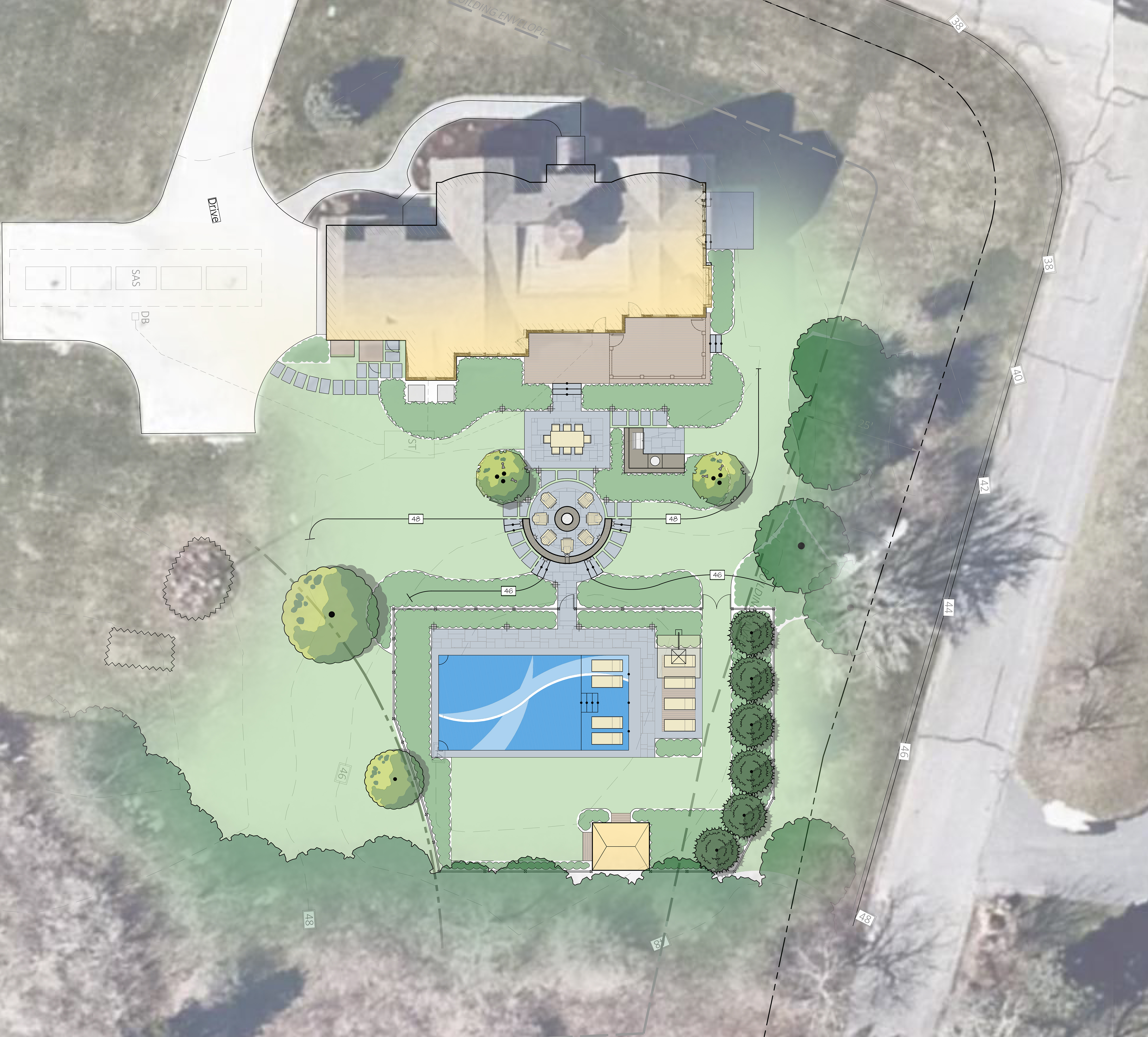 rendering of mill pond site plan